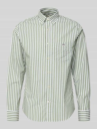 GANT Slim Fit Freizeithemd mit Brusttasche in Hellgruen, Gr&ouml;&szlig;e XXXL