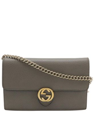 Gucci Interlocking G Logo Chain Wallet (Authentic Pre-Loved)