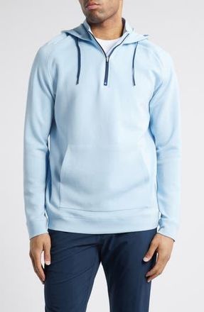 Swannies Jonathan Quarter Zip Golf Hoodie in Sky at Nordstrom Rack, Size Xx-Small