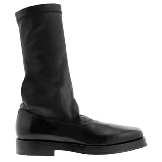 Ferragamo Furseo Nappa Sock Boots, Size 10 E