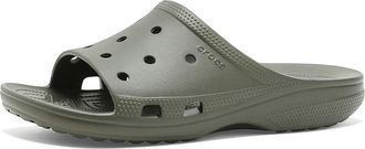 Crocs Classic Saturday Slides Mens Slide Shoes Dusty Olive : 12 M, Synthetic