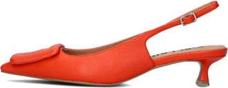 Bibi Lou Rode Slingback Hakken - Dames - Pumps - Rood - 37 EU - Schoenen