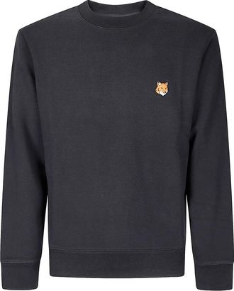 Maison Kitsun&eacute; Fox Head-motif Cotton Sweatshirt