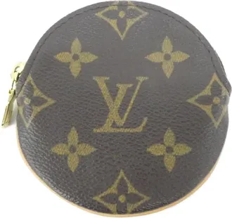 Louis Vuitton Marron Monogram Coated Canvas Coin Purse/Coin Case (Pre-Owned)