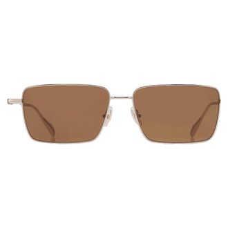 Ferragamo Brown Rectangular Mens Sunglasses SF309S 745 57