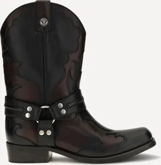 Versace Sylvester Western Boots Male 42