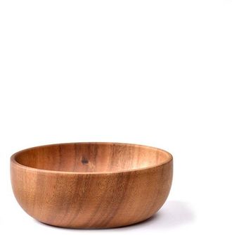 OEM Bol De Madera - 20 X 7,5 Cm - Bol De Madera Maciza Natural