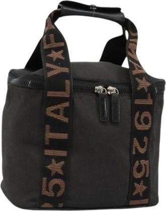 Fendi Borsa Mini Pre-owned Vintage in Tela - - Pre-owned - Donna - Nero - ONE SIZE