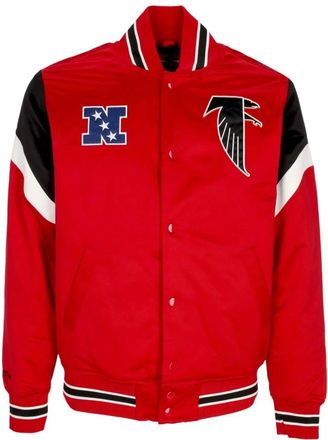 Mitchell & Ness Atlanta Falcons Bomberjack NFL Teamkleuren - Heren - Bomber jackets - Rood - L - Polyester - Jassen