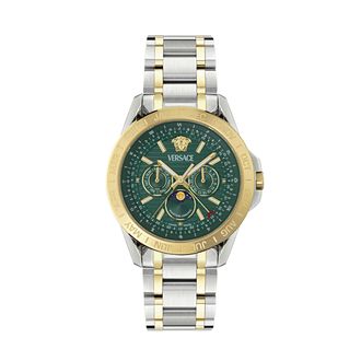 Versace Galaxy Moonphase Mens Multicolour Watch VE0K00325 Stainless Steel - One Size