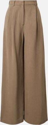 Frankie Shop Marfa pleated wide-leg pants