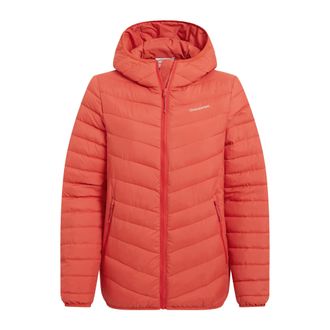 Craghoppers Womens/Ladies Compresslite IX Insulated Hooded Jacket (Grenadine) - Orange - Size 16 UK