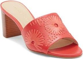Jack Rogers Susie Raffia Stitched Slide Sandal in Fire Red/Fire Red at Nordstrom Rack, Size 9.5