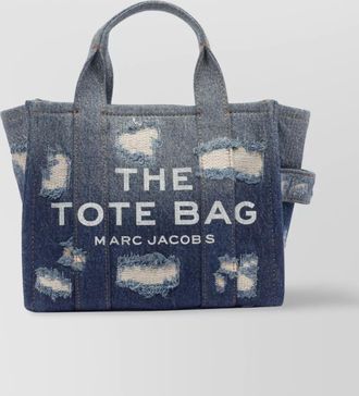 Marc Jacobs distressed small tote bag with side pocket