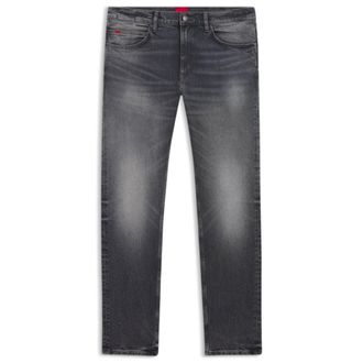 HUGO BOSS Grey slim-fit jeans in stretch denim