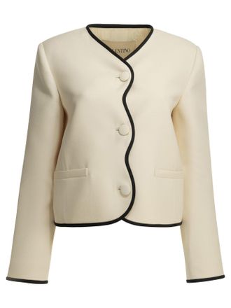 Valentino Krepp-Couture-Blazer
