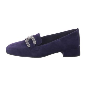 Gabor Velourslipper - Dames - Schoenen - Blauw - Maat: 39 EU Velours