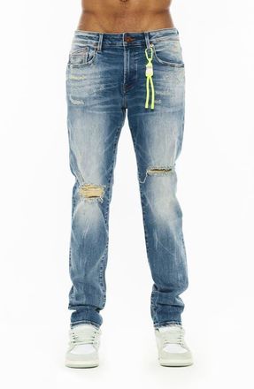 Cult of Individuality Rocker Slim Fit Straight Leg Jeans in Emory at Nordstrom, Size 33