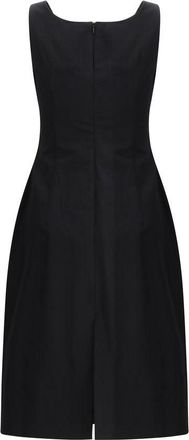 Magda Butrym Draped Cotton Dress - Black