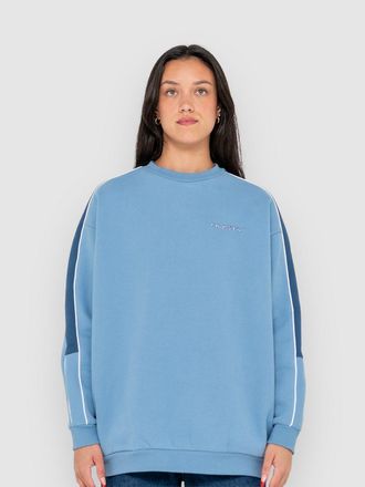 Rusty Two Timer Panelled Crew Forro Polar azul