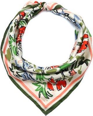 Kate Spade New York coastal scene silk square scarf in Cream at Nordstrom Rack