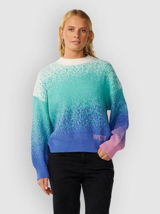 Rip Curl Bossa Nova Degrad&eacute; Crew Jersey de Punto azul