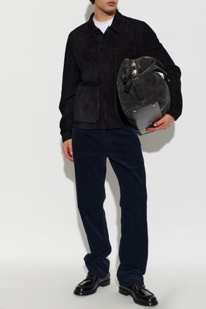Tom Ford Leather Jacket, Mens, Black