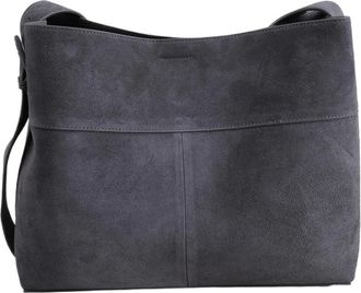 Generic Compatible For Women Tote Coffee Retro Warm Color Female Shoulder Bag Huge Commute Travel Handbag(Suede-grey)