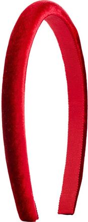Jennifer Behr Tianna Silk Velvet Headband in Ruby at Nordstrom