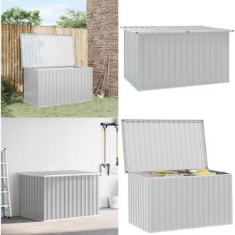 vidaXL Baule da Giardino Grigio 171x99x93 cm - Cassetta degli attrezzi - Cuscini
