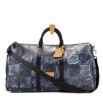 Louis Vuitton Ltd. Ed. Salt Keepall Bandouliere 50 reistas