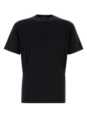 Tom Ford Black Lyocell Blend T Shirt