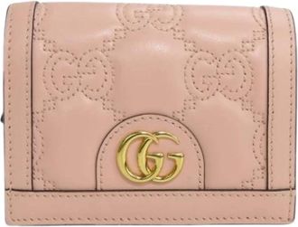 Gucci Pre-owned Wallets, female, Pink, Size: ONE SIZE Pre-owned Leather Wallet