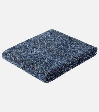 Missoni Azul Zigzag cotton terry beach towel