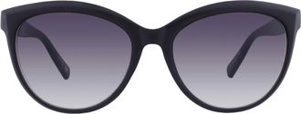 Nine West Smoke Oval Ladies Sunglasses 10268558.KHLBLKSMK