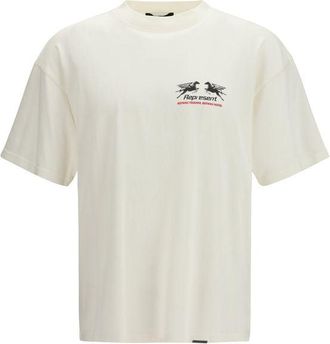 Represent Witte Katoenen T-Shirt