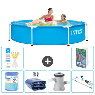 Intex Piscina Con Estructura Redonda - 244x51 Cm - 7-piezas S27