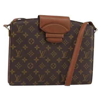 Louis Vuitton Pre-owned Cross Body Bags, female, Brown, Size: ONE SIZE Pre-owned Canvas Cross Body Bag