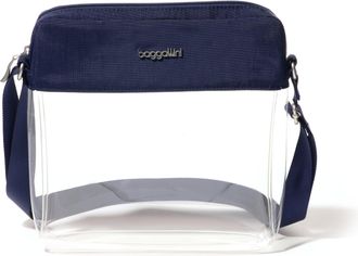 Baggallini Womens Clear Stadium Crossbody Bag