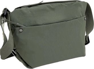 Generic Nylon Crossbody Bag, Compatible For Women Adjustable Wide Strap Lightweight Womens Zipper Closure Stylish Messenger(Green)