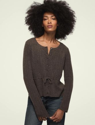 Lucky Brand Womens Cloud Soft Babydoll Cardigan