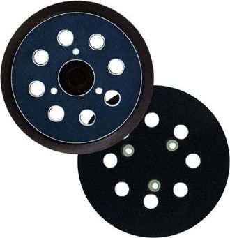 No Brand 2 Unidades De 2 Almohadillas Abrasivas Para Lijadora Orbital De 8 Agujeros, 125 Mm, Compatibles Con Makita M9204 Bo5030 Bo5031 Dbo180z Bo8041 Dbo180rm