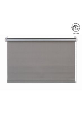 Homeware Rollo, Grau, Textil, Uni, 100x160 cm, L&auml;nge universell einstellbar, Heimtextilien, Vorh&auml;nge, Rollos, Rollos