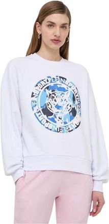 Plein Sport Fitness, Dames, Veelkleurig, S, Katoen, Trainingsshirt met lange mouwen