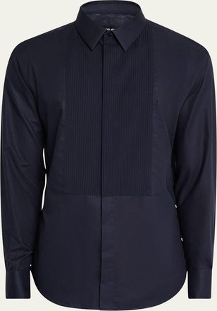 Giorgio Armani Mens Pleated Bib Tuxedo Shirt