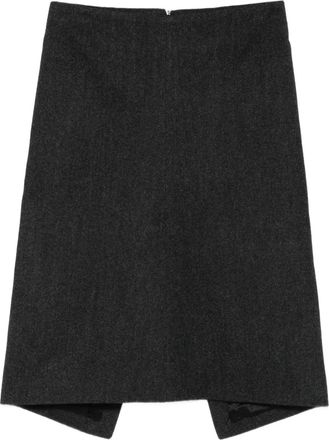 Toteme twill suit midi skirt - Grijs