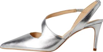 Jack Rogers Ansley Pump Silver 111251HL01 Womens