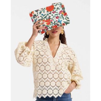 La DoubleJ Hand Pochette in Dragonflower Mini Multicolor at Nordstrom