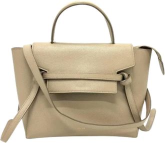 Celine Pre-owned Leather celine-bags - Dames - Vintage Handtas - Beige - ONE Size - Vintage