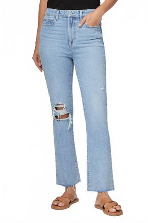 Paige Claudine With Raw Hem Jeans In Cori Destructed
